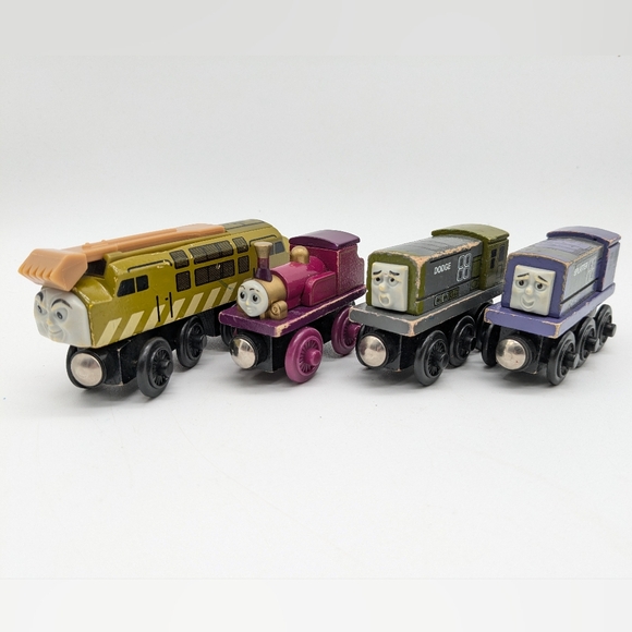 Thomas & Friends Wooden Railway Engine Splatter Dodge Diesel 10 Lady Trains - Picture 1 of 16